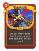 Unmovable