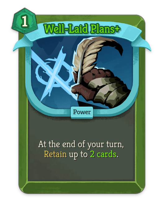 Well-Laid Plans+